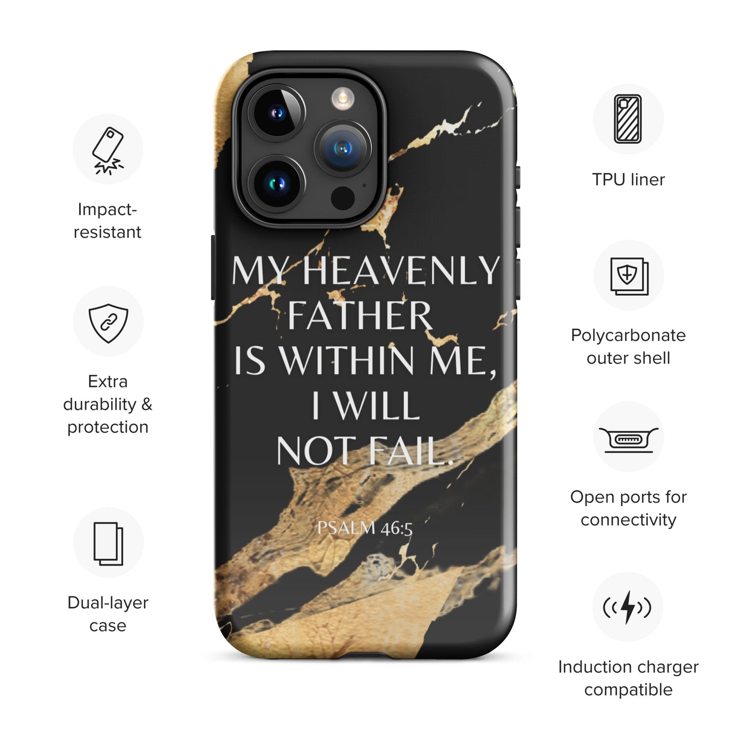 Tough Case for iPhone® I will not fail