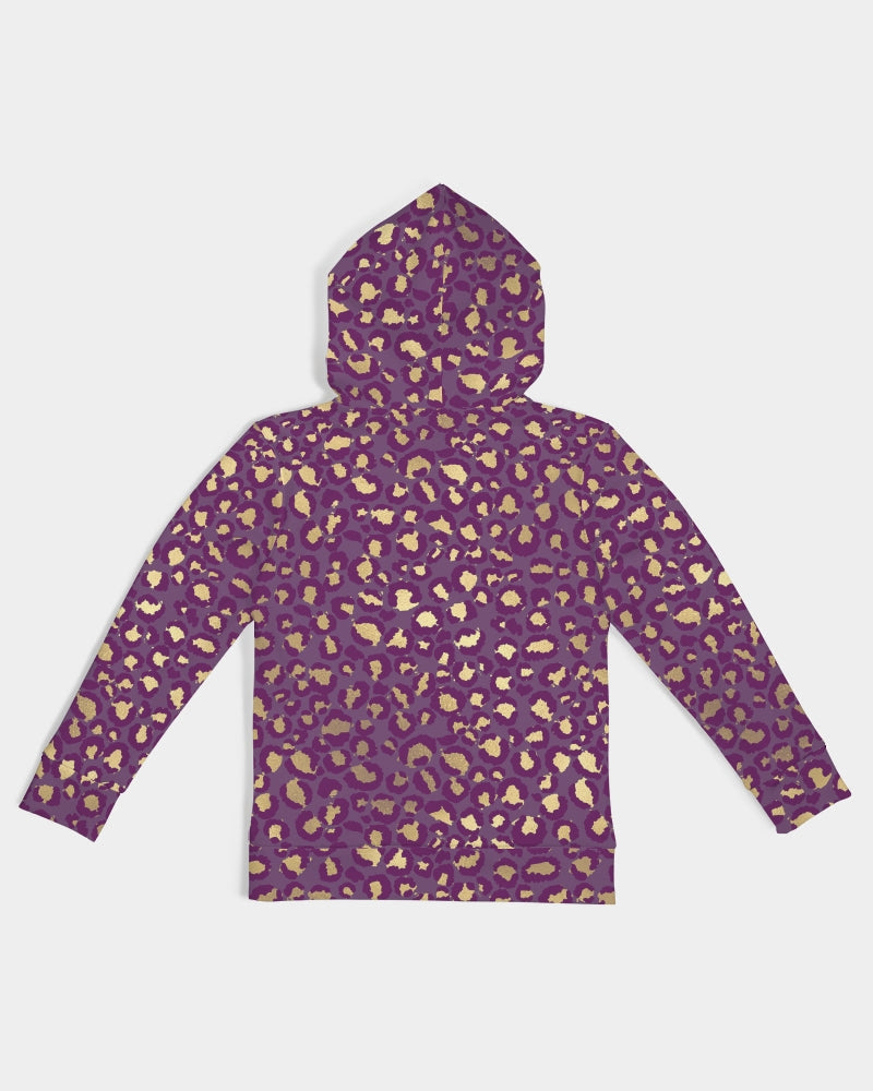 Child of God Gold and Purple animal print Kid’s Hoodie by Identity Designs