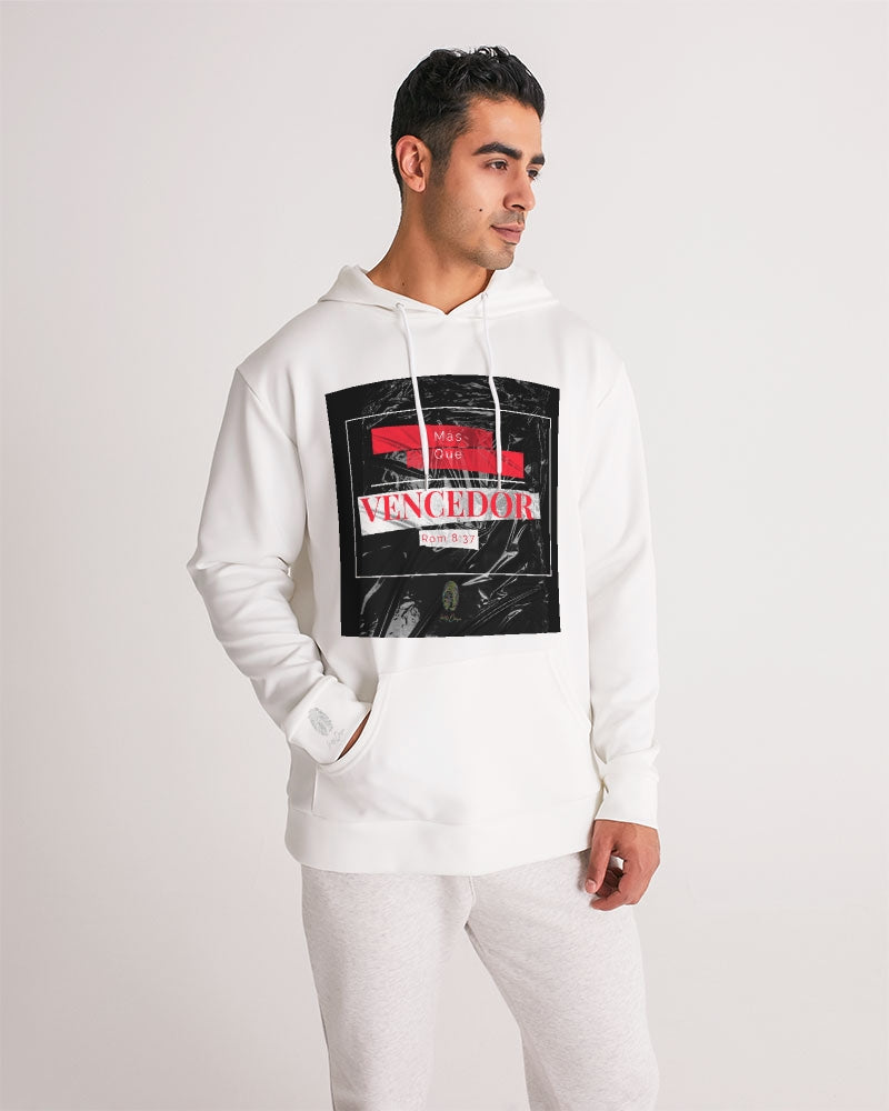 Más que vencedores black & white Men's Hoodie