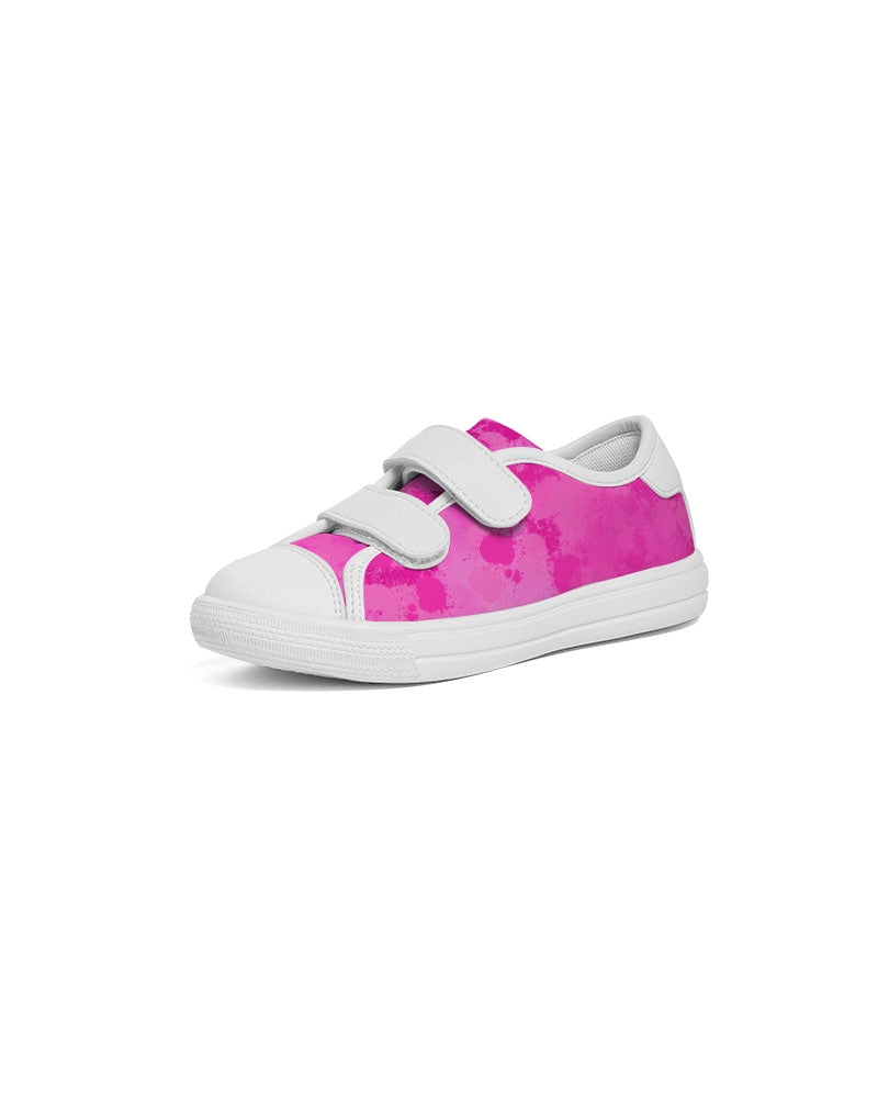 Tie dye pink Kids Velcro Sneaker