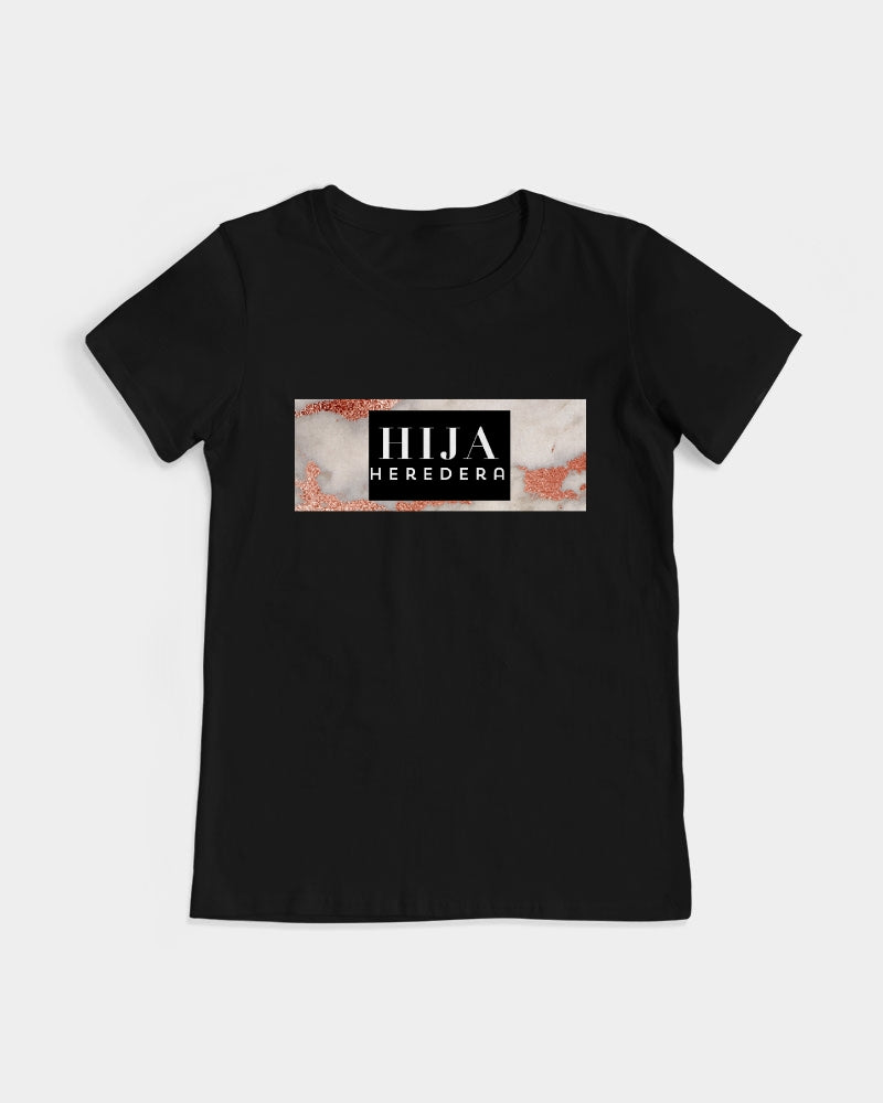 Hija Heredera rose gold Women's Graphic Tee By Identity Designs