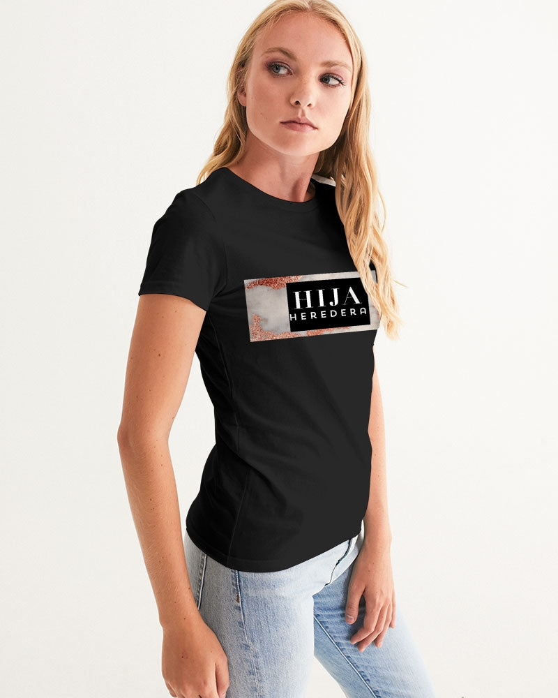 Hija Heredera rose gold Women's Graphic Tee By Identity Designs