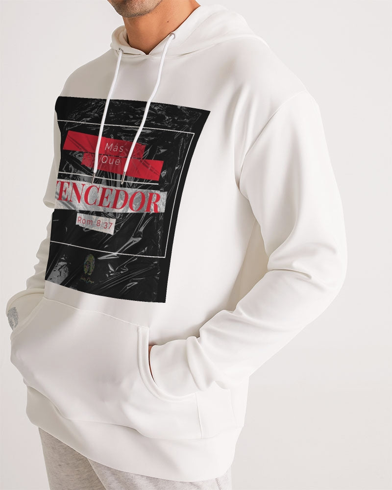 Más que vencedores black & white Men's Hoodie