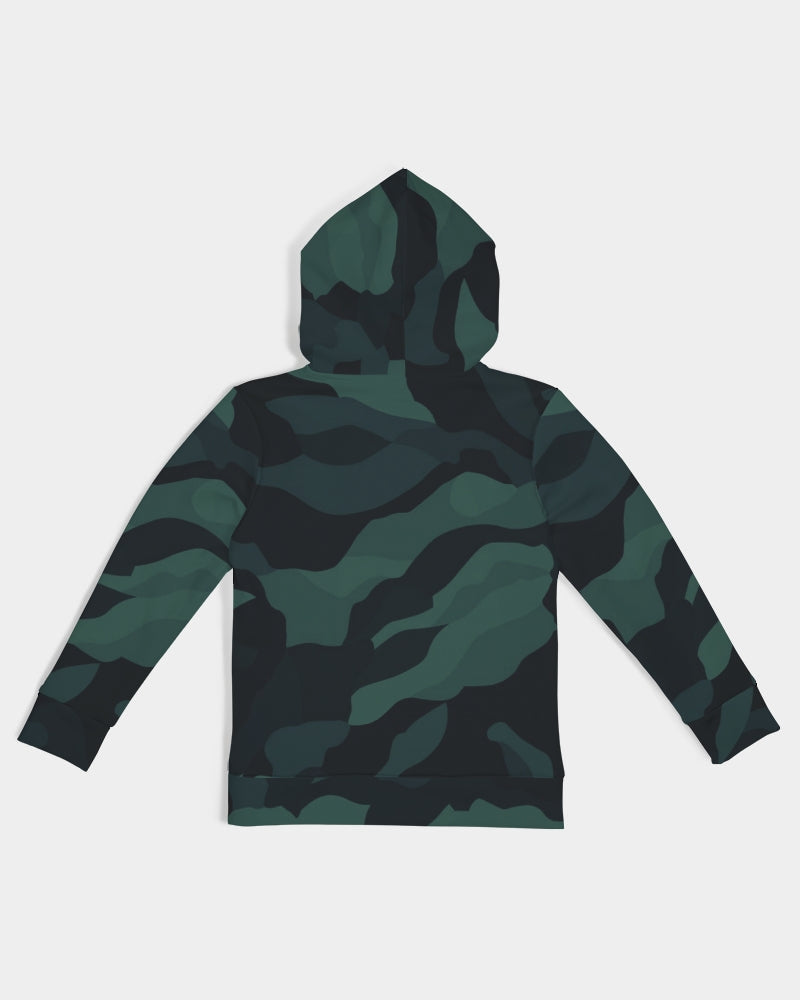More than Conqueror Green Camo Kid’s Hoodie by Identity Designs
