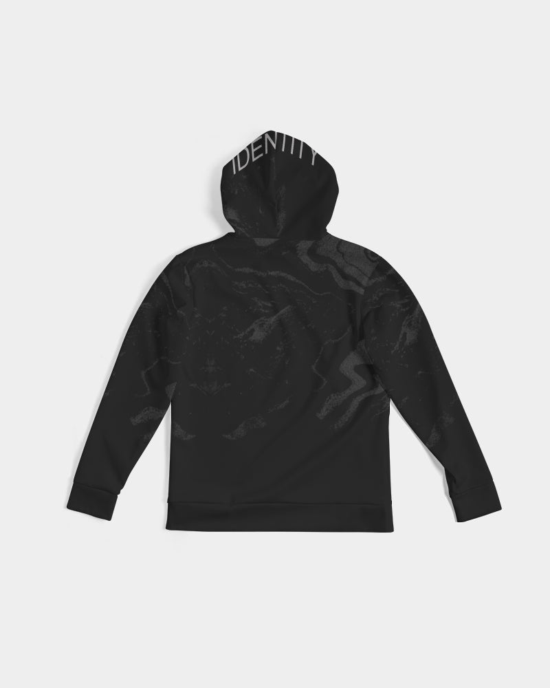 Marble Black Men's Hoodie