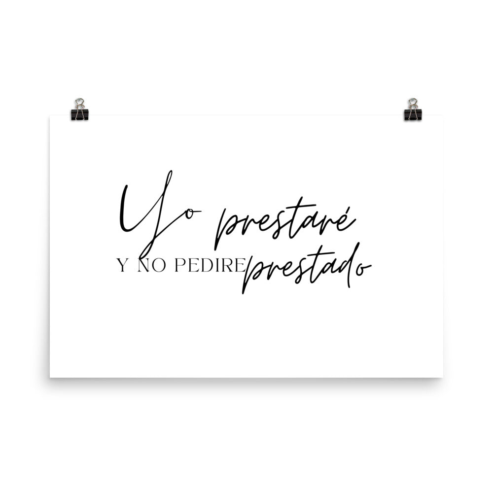 Yo Prestare - Poster