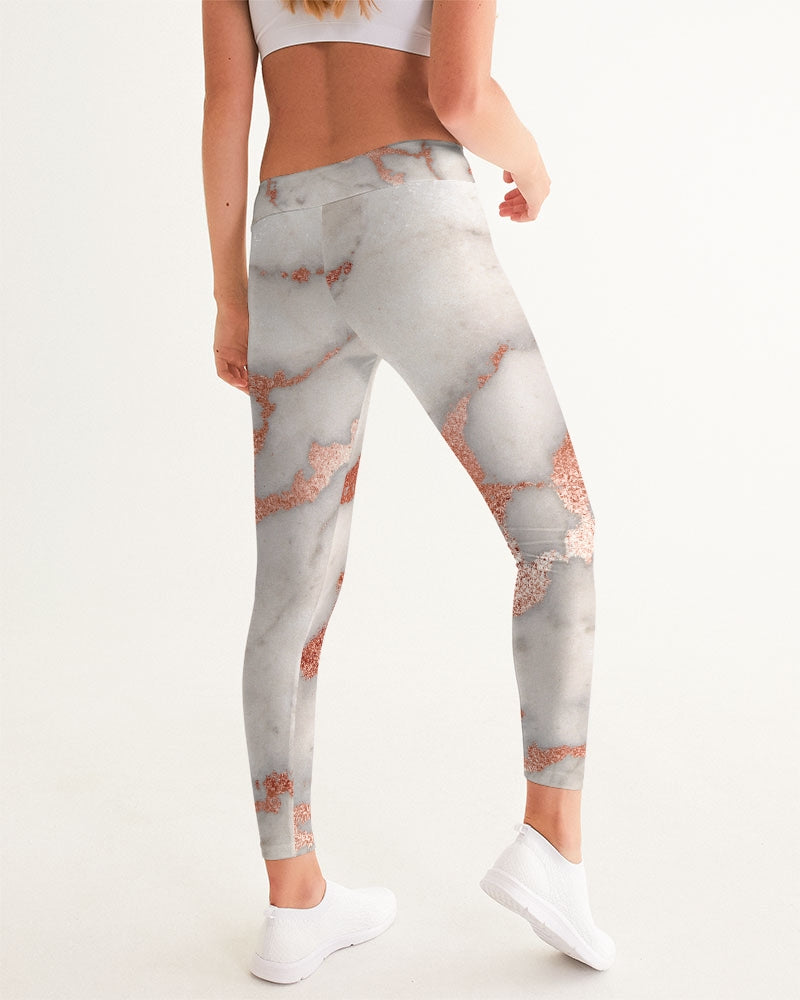 Rose Gold Women's leggings By Identity Designs