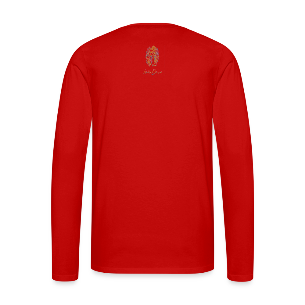 Just Worship - Men's Premium Long Sleeve T-Shirt - red