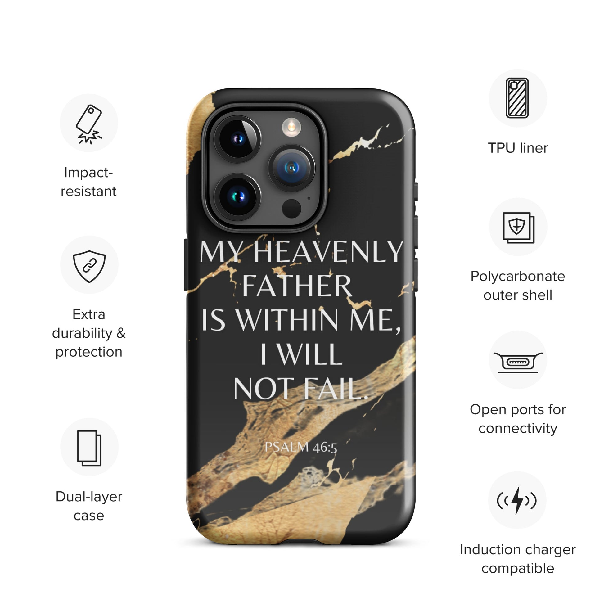 Tough Case for iPhone® I will not fail – IDentity Designs Store Tough Case for iPhone® I will not fail – IDentity Designs Store