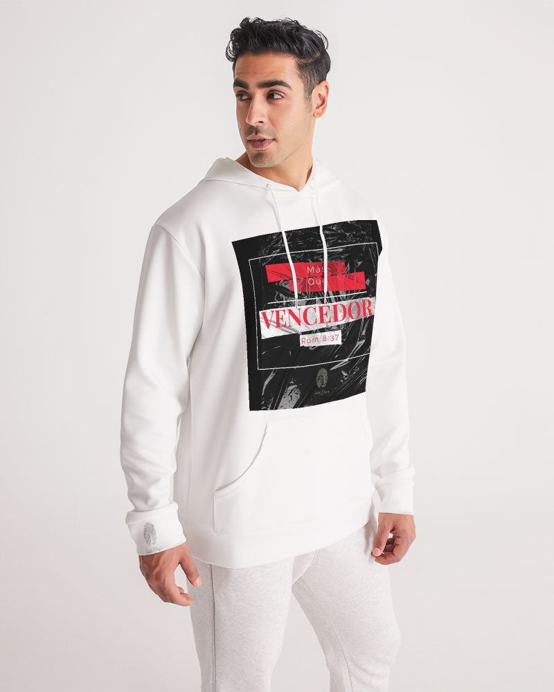 Más que vencedores black & white Men's Hoodie