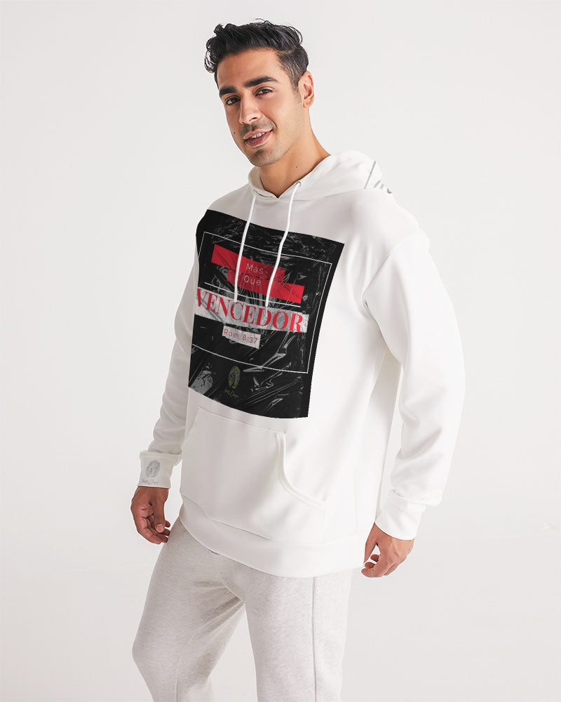 Más que vencedores black & white Men's Hoodie